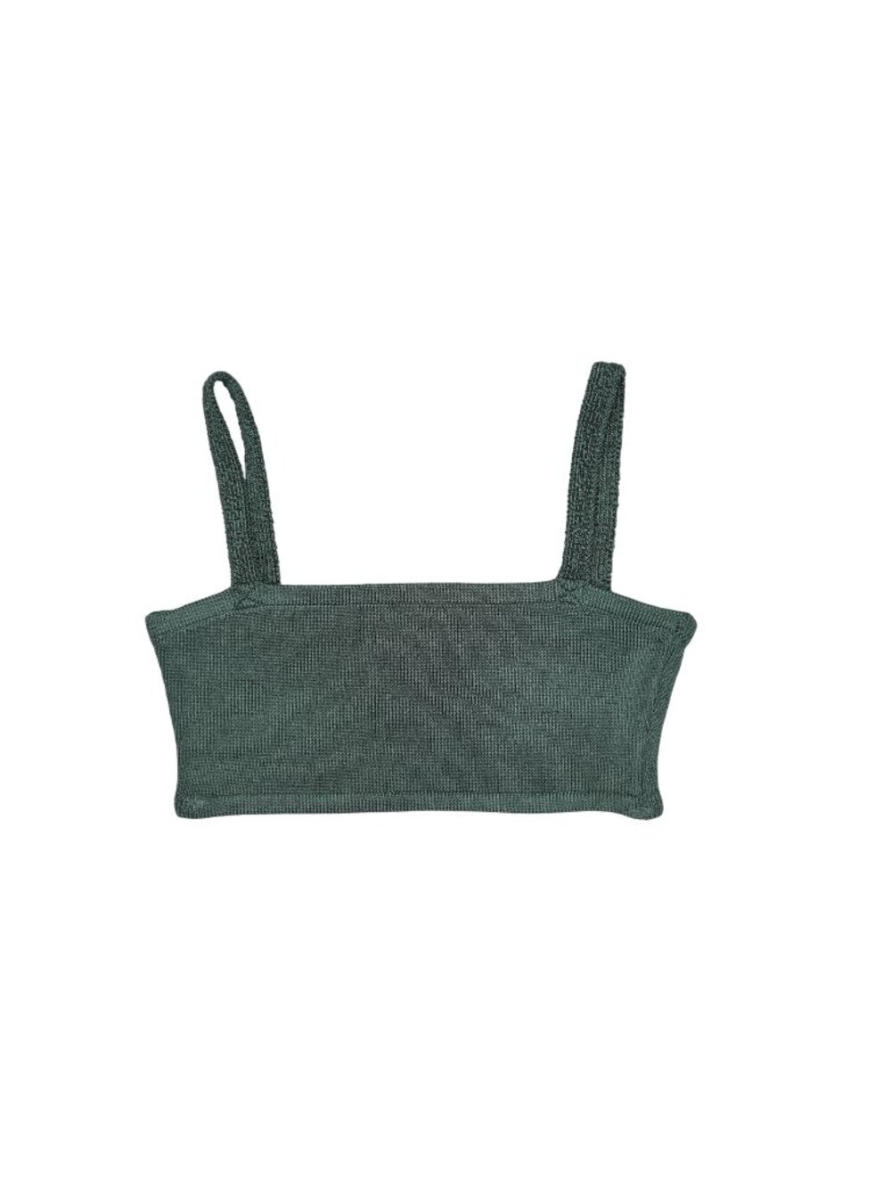 Calle del Mar Knit Bandeau in Green
